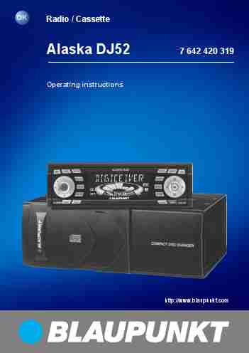 Blaupunkt Car Stereo System Alaska DJ52-page_pdf